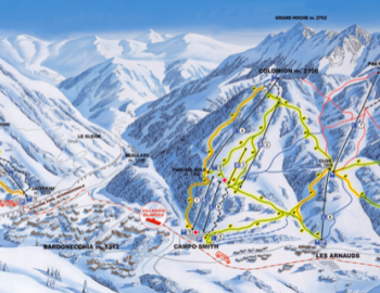 Bardonecchia- trasy narty snowboard